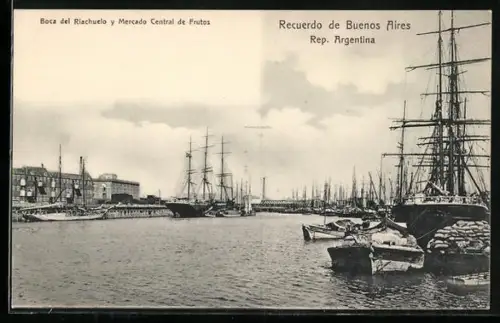 AK Buenos Aires, Boca del Riachuelo y Mercado Central de Frutos