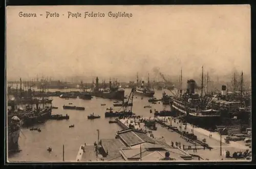 AK Genova, Porto, Ponte Federico Guglielmo