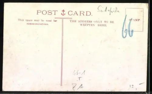 AK East London, Oxford Street, Strassenbahn