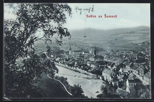 AK Susice /Sumava, Gesamtansicht