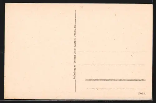 AK Freiwaldau, Satatorium Altvater aus der Vogelschau