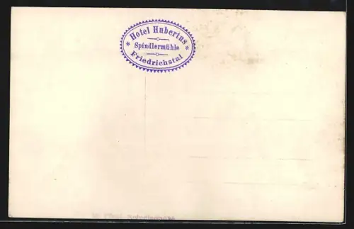 AK Spindelmühle /Riesengebirge, Gesamtansicht aus der Vogelschau