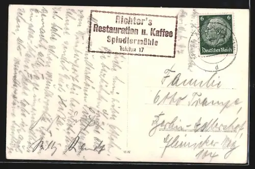 AK St. Peter, Ortspanorama im Winter