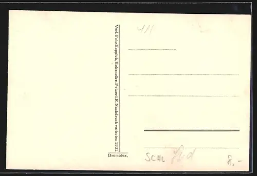 AK Gross-Aupa, Gesamtansicht aus der Vogelschau