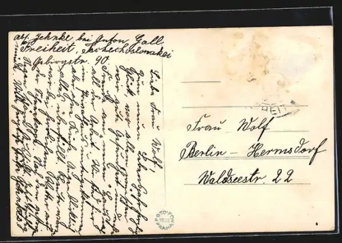 AK Freiheit i. B., Panoramablick auf den Ort