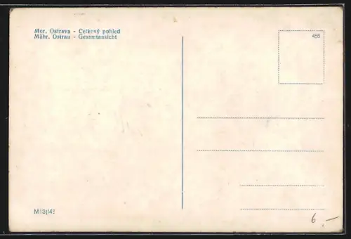 AK Mor. Ostrava, Celkový pohled, Teilansicht der Stadt