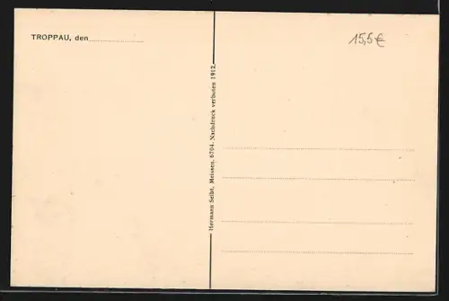 AK Troppau, Stadt von Südosten gesehen