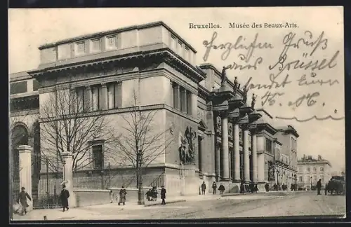 AK Bruxelles, Musée des Beaux-Arts