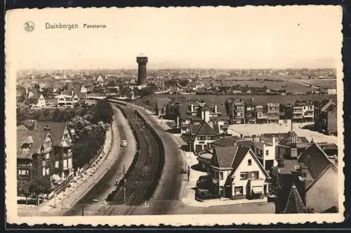 AK Duinbergen, Panoramablick auf die Stadt