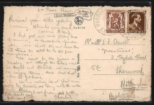 AK La Panne, Place Albert 1er et rue Bonzel