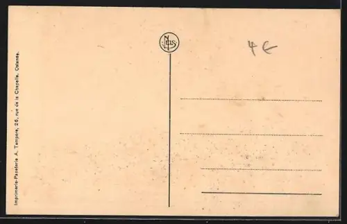 AK Ostende, Post- und Passagierschiff Pieter De Coninck bei der Abfahrt