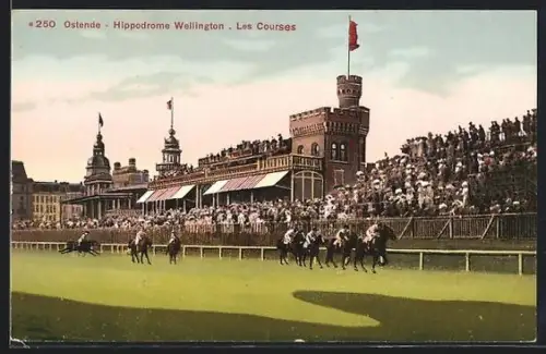 AK Ostende, Hippodrome Wellington, Les Courses