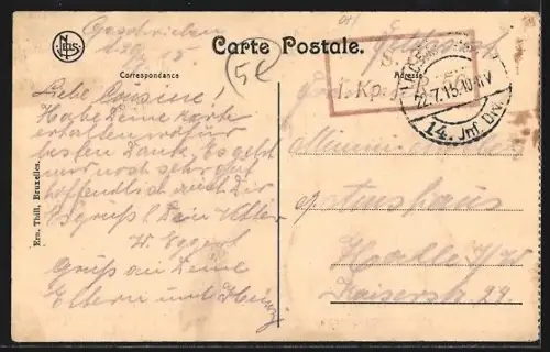 AK La Bassée, La Distillerie de M. Dellerue