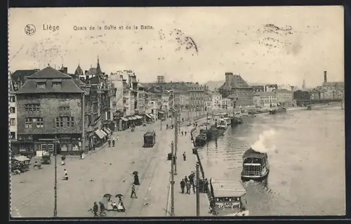 AK Luik, Goffe en Batte Kaden, Strassenbahn