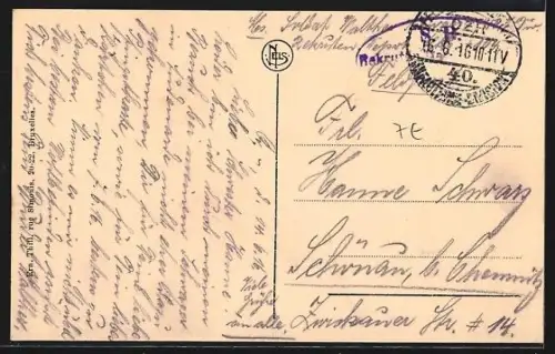 AK Stavelot /Ardennes Belges, Le Chemin de la Corniche