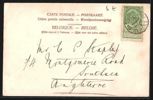 AK Anvers, Coin de l`Avenue de Keyser et Avenue des Arts