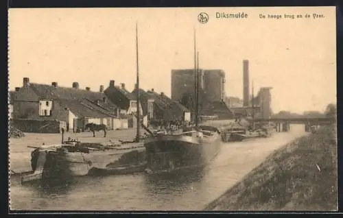 AK Dixmude, De hooge brug en den Ijser