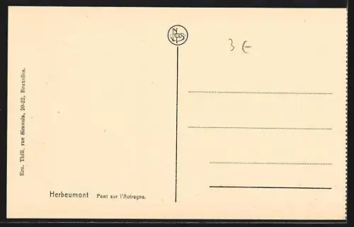 AK Herbeumont, Pont sur l`Autrogne