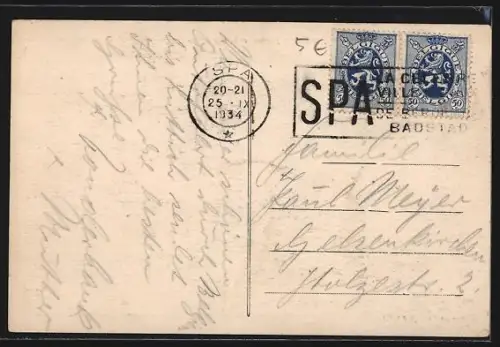 AK Spa, Le Kursaal et la Rue Royale