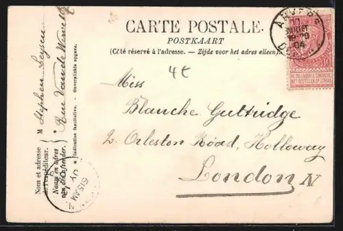 AK Anvers, Panorama de la Rade