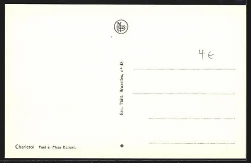 AK Charleroi, Pont et Place Buisset