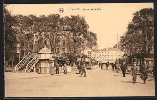 AK Charleroi, Entrée de la Ville