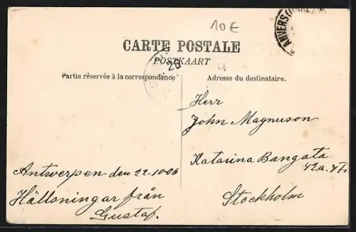 AK Anvers, Quai Plantin