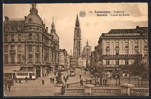 AK Anvers, Canal au Sucre