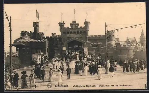 AK Oostende, Wellingtons Renbaan, Terugkomst van de Wedrennen