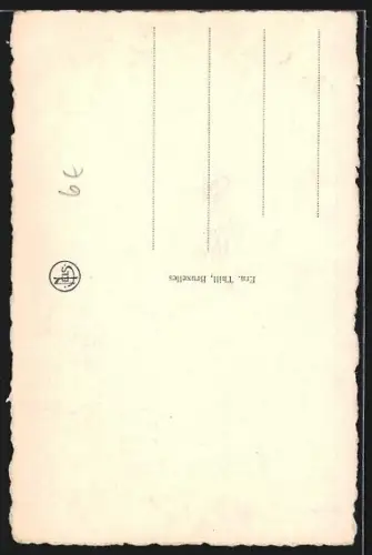 AK Tirlemont, Rue des Escaliers et Eglise St. Germain