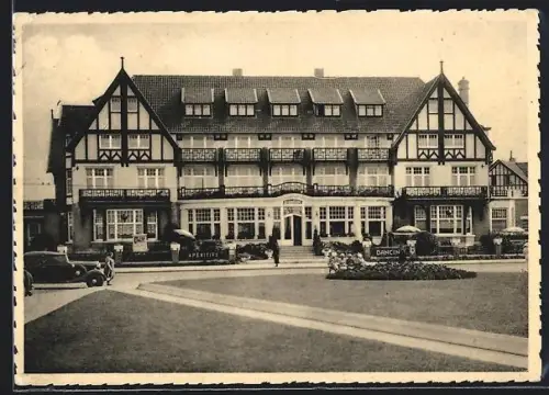 AK Le Zoute, Plage de l`élégance des sports, Memlinc Hotel, Place Albert Ier