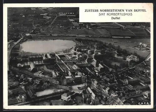 AK Duffel, Zusters Norbertienen van Duffel sint Norbertushuis, Gesamtansicht, Luftbild