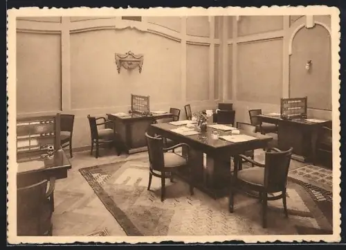 AK Bruxelles, Hôtel des Boulevards, Salle de lecture et correspondance