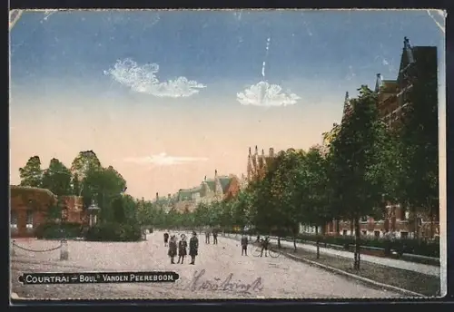AK Courtrai, Boulevard Vanden Peereboom