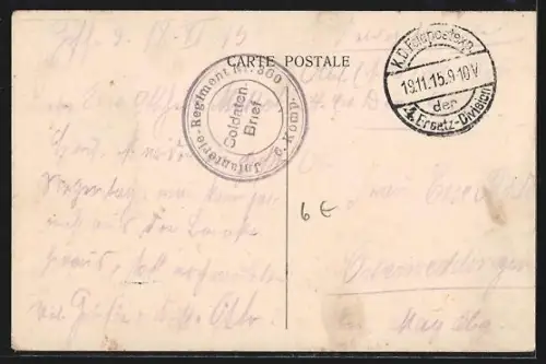 AK Ypres, La Rue au Beurre, Strassenpartie