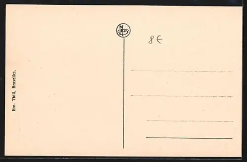 AK Ypres, Rue du Temple, Strassenpartie