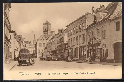 AK Ypres, la rue du Verger