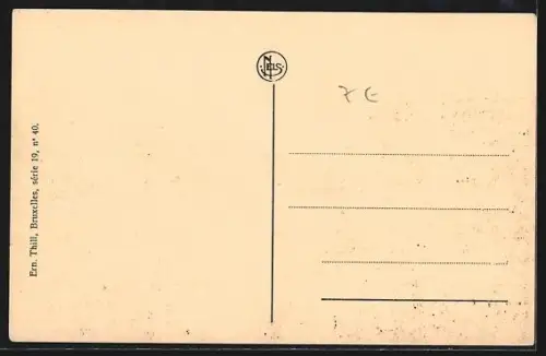 AK Ypres, in der Lillestrasse