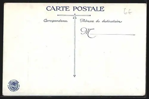 Künstler-AK Ypres, Brennendes Gebäude