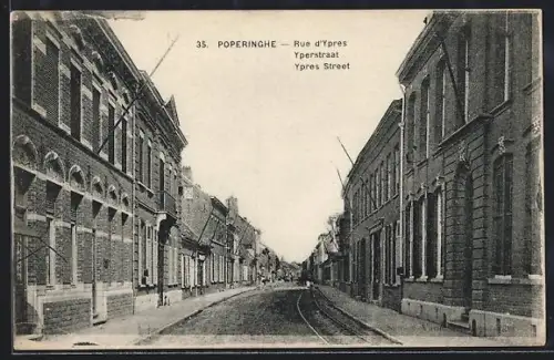 AK Poperniche, Rue d`Ypres