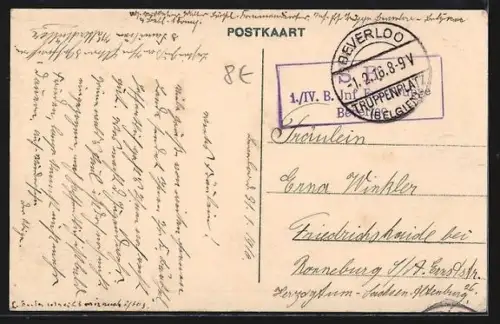 AK Kamp van Beverloo, Zicht op de Post