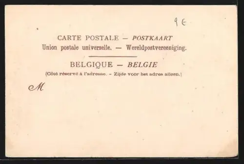 AK Westende, Station Balnéaire entre Middelkerke et Nieuport