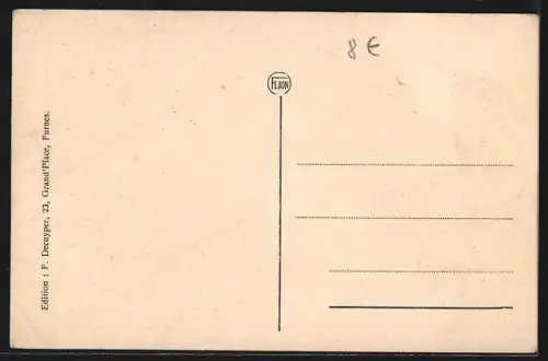 AK Furnes, Rue de la Panne, Strassenpartie