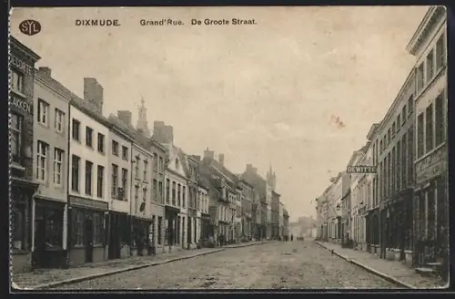 AK Dixmude, Grand`Rue, Strassenpartie