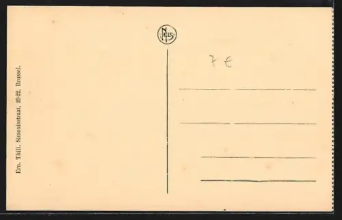 AK Roulers, Rue du Nord, Strassenansicht