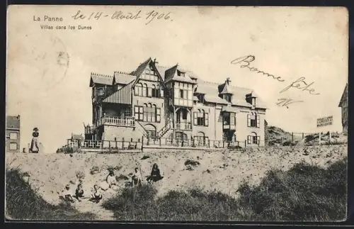 AK La Panne, Villas dans les Dunes