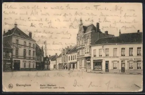 AK Waereghem, Grand`Place: Côté Ouest