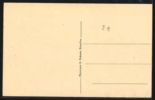 AK Bourg-Léopold, Rue Royale, Strassenpartie