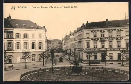 AK Kortrijk, Guldensporenplaats en Spoorbaanstraat