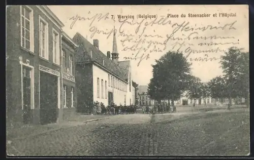 AK Wervik, Place du Steenacker et l`Hopital